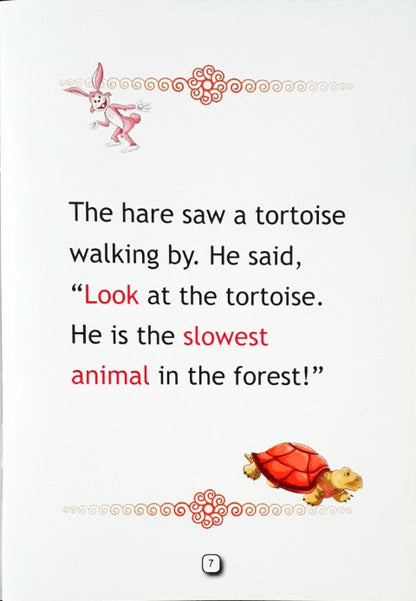 The Hare & The Tortoise - Graded English Readers Level 1