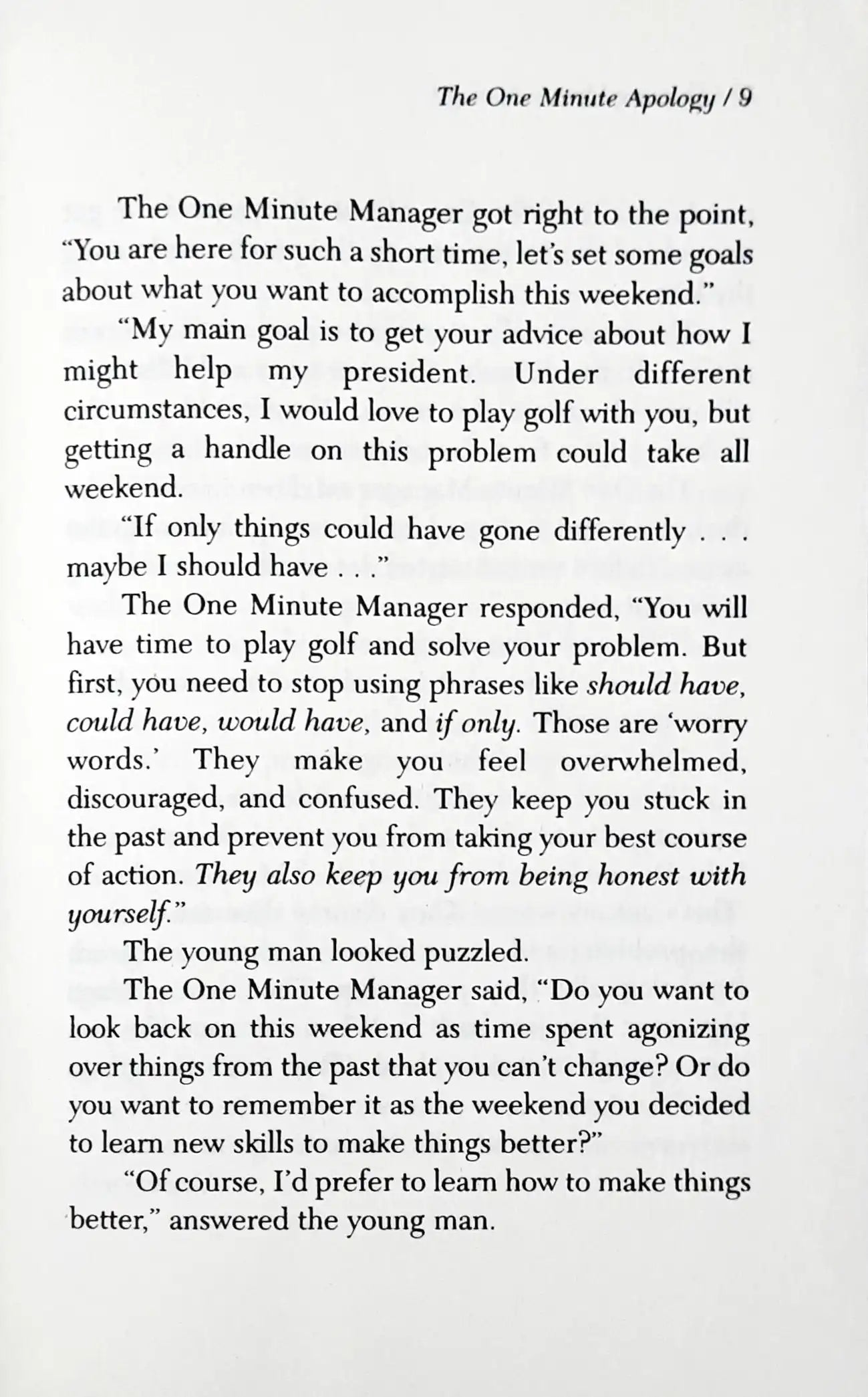 The One Minute Apology : A Powerful Way to Make Things Better