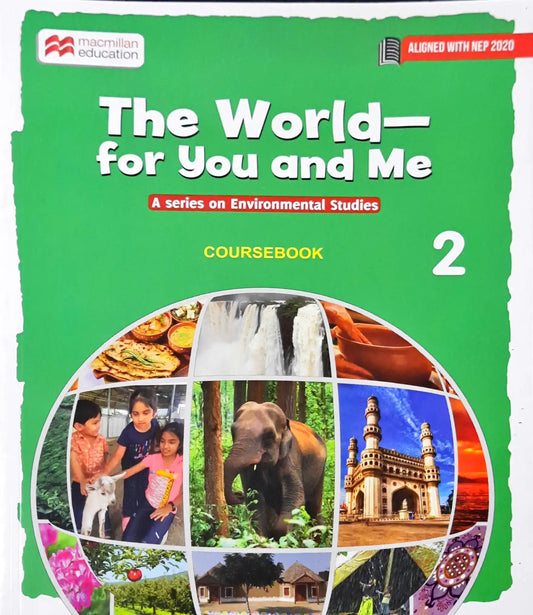 EVS Textbook and Workbook Class 2 The World For You And Me 2 Coursebook and Workbook