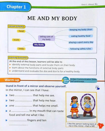 EVS Textbook and Workbook Class 2 The World For You And Me 2 Coursebook and Workbook