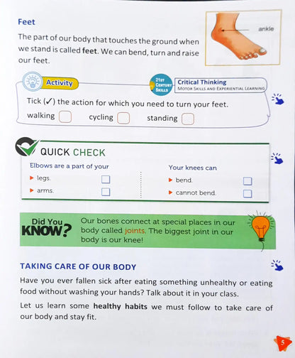 EVS Textbook and Workbook Class 2 The World For You And Me 2 Coursebook and Workbook