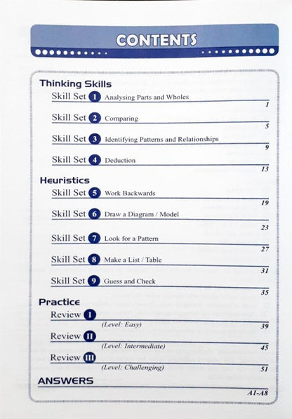 SAP Mathematics Thinking Skills & Heuristics Primary 4