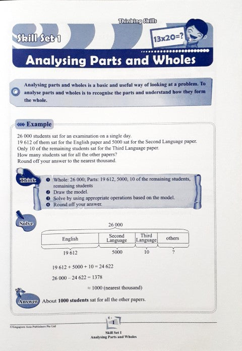 SAP Mathematics Thinking Skills & Heuristics Primary 4 – Books and You