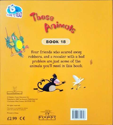 Time To Read Those Animals Book 18