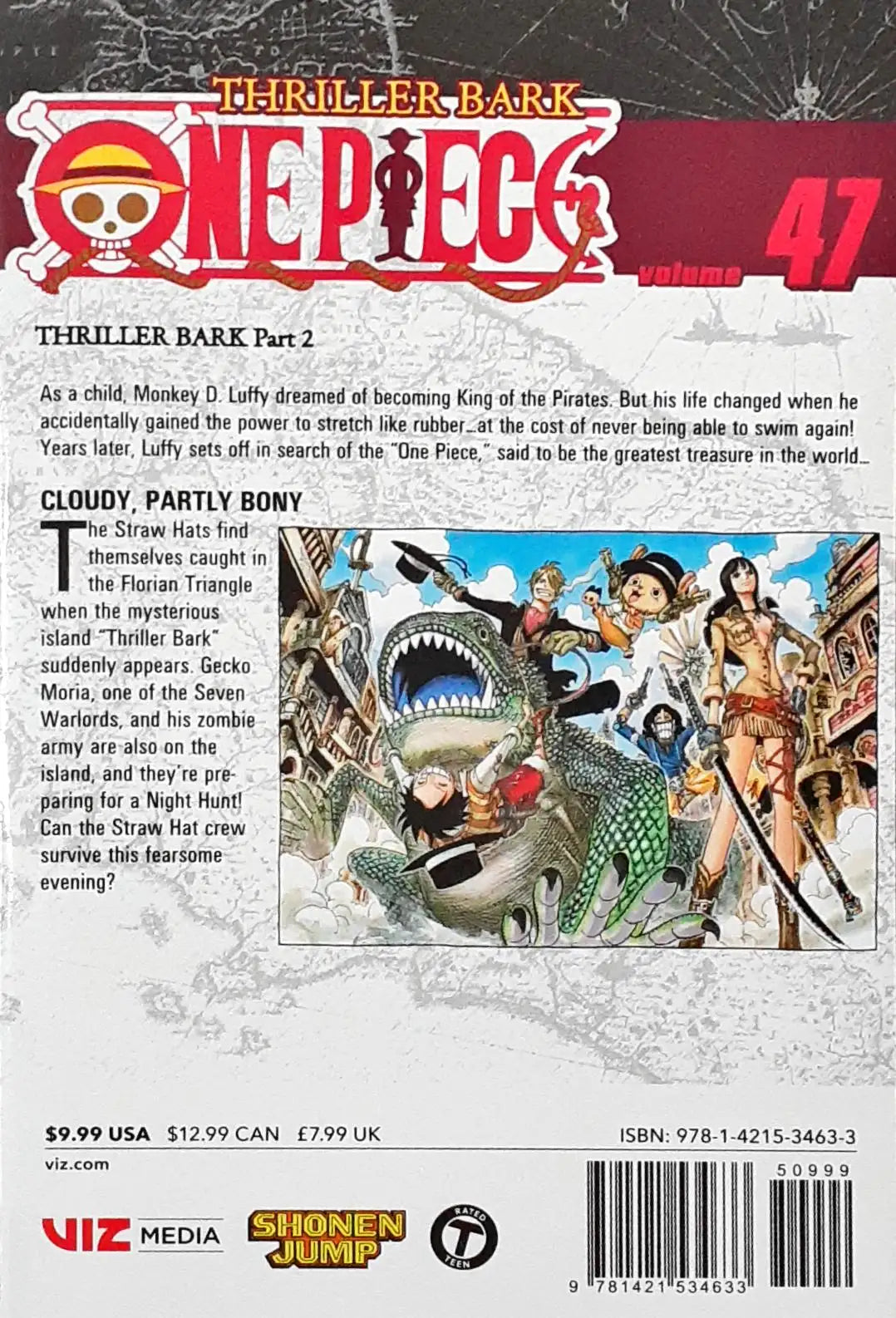 One Piece : Volume 47 : Cloudy, Partly Bony