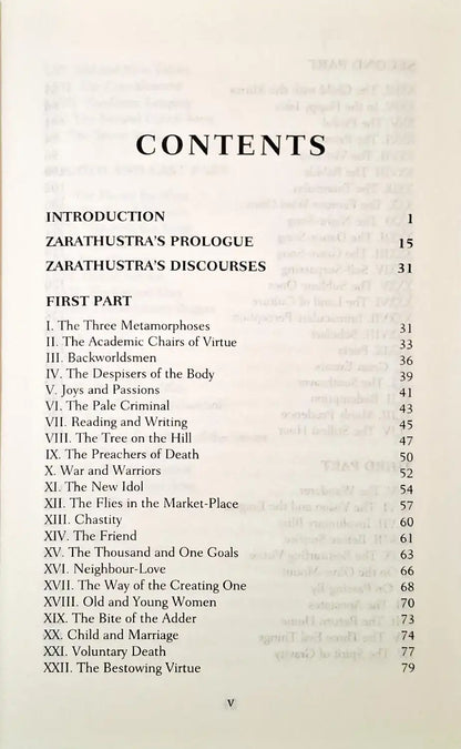 Thus Spoke Zarathustra