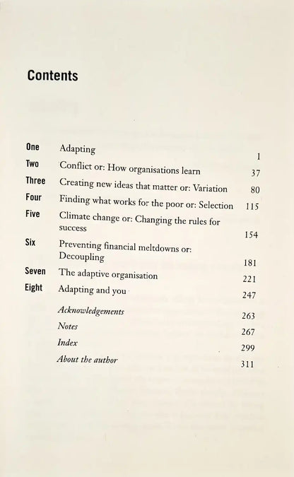 Adapt : Why Success Always Starts with Failure