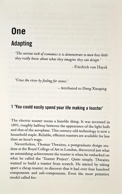 Adapt : Why Success Always Starts with Failure