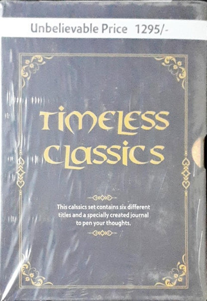 Timeless Classics Box Set of 6 Books And A Journal