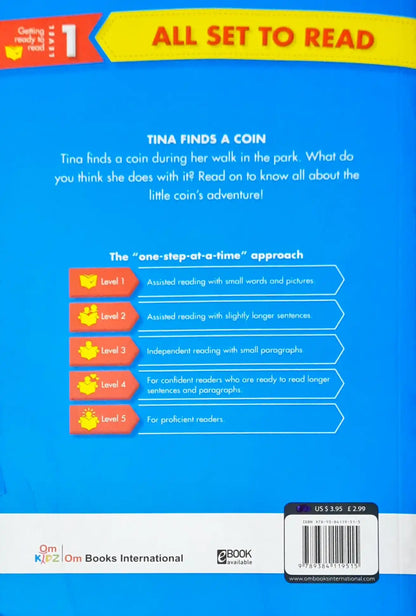 All set to Read Level 1 : A Phonics Reader - Tina Finds a Coin (P)