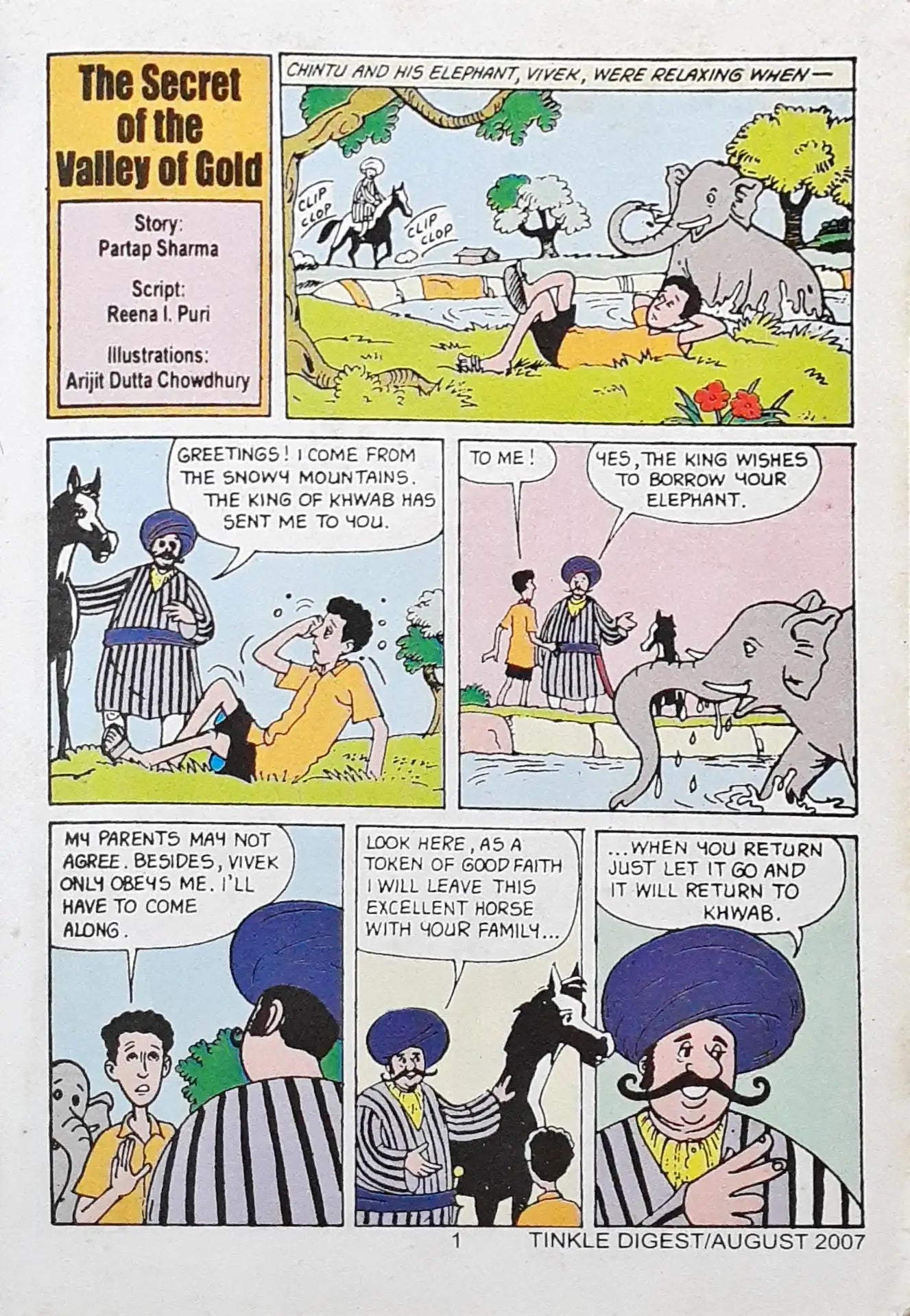 Tinkle Digest Vol 12 No. 8 188 (P)