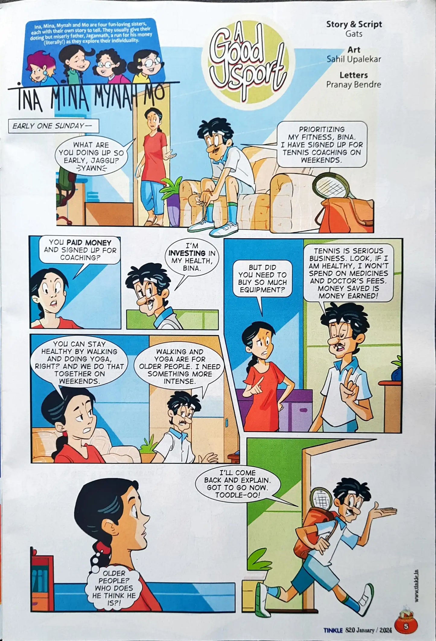 Tinkle Where Learning Meets Fun Monthly Magazine : January 2025 Vol. 45 No. 820