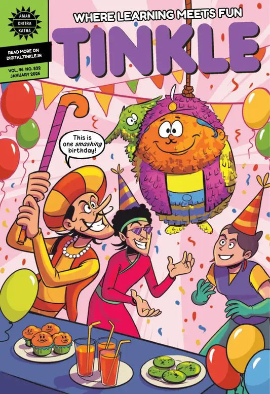 Tinkle Monthly Magazine : January 2026 Vol. 46 No. 832