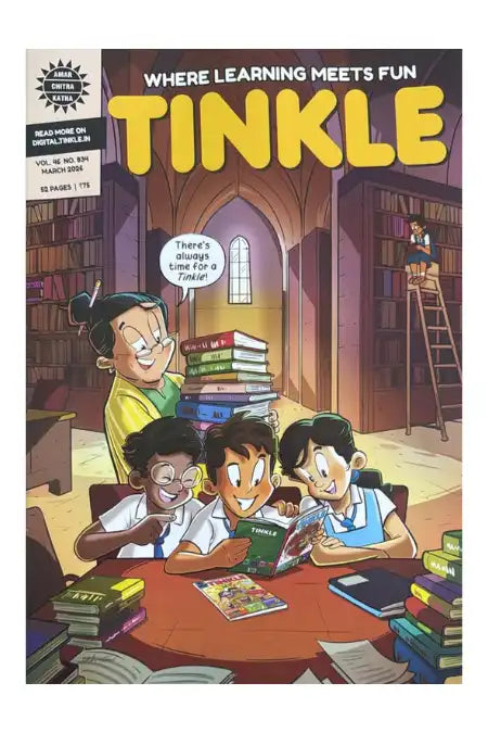 Tinkle Monthly Magazine : March 2026 Vol. 46 No. 834