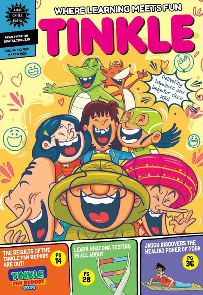 Tinkle Where Learning Meets Fun Monthly Magazine : March 2025 Vol. 45 No. 822