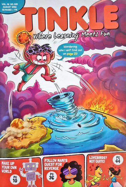 Tinkle Monthly Magazine : August 2026 Vol. 46 No. 839