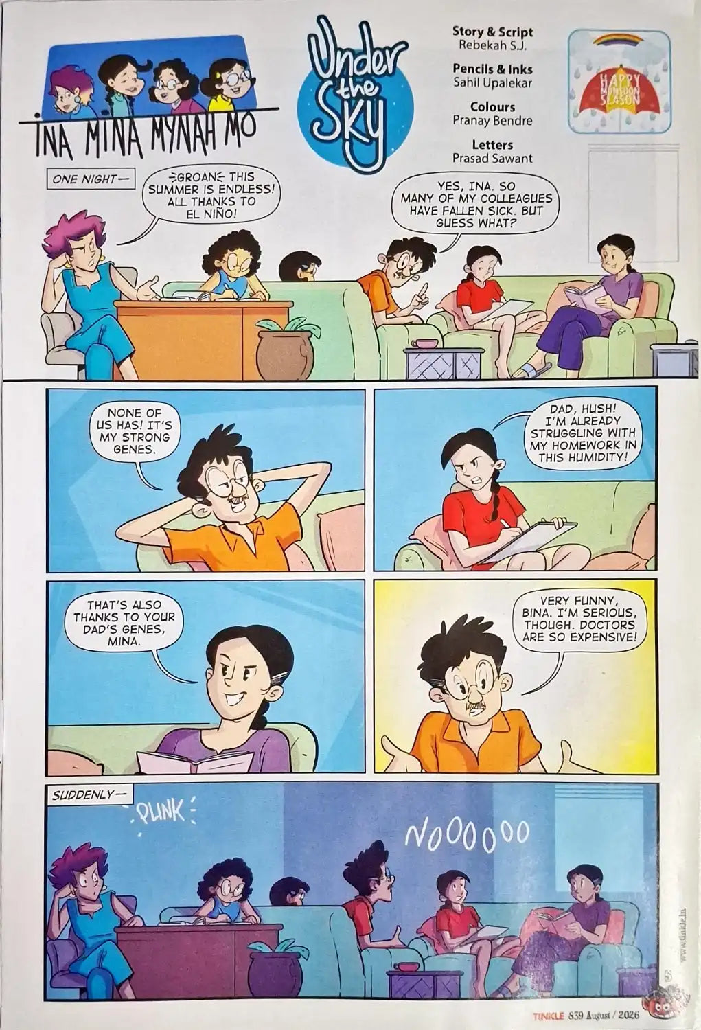 Tinkle Monthly Magazine : August 2026 Vol. 46 No. 839
