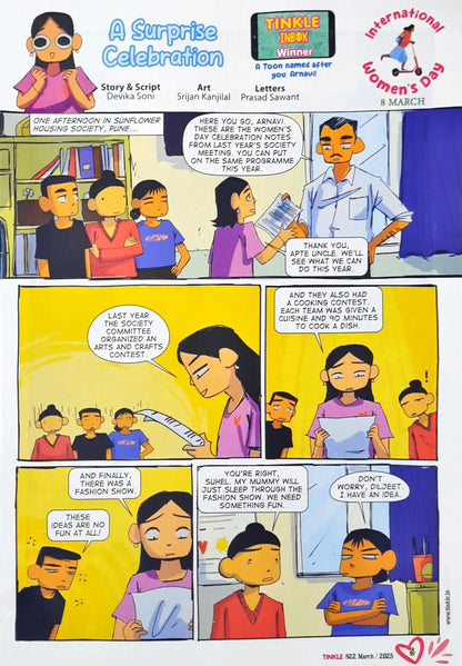 Tinkle Where Learning Meets Fun Monthly Magazine : March 2025 Vol. 45 No. 822