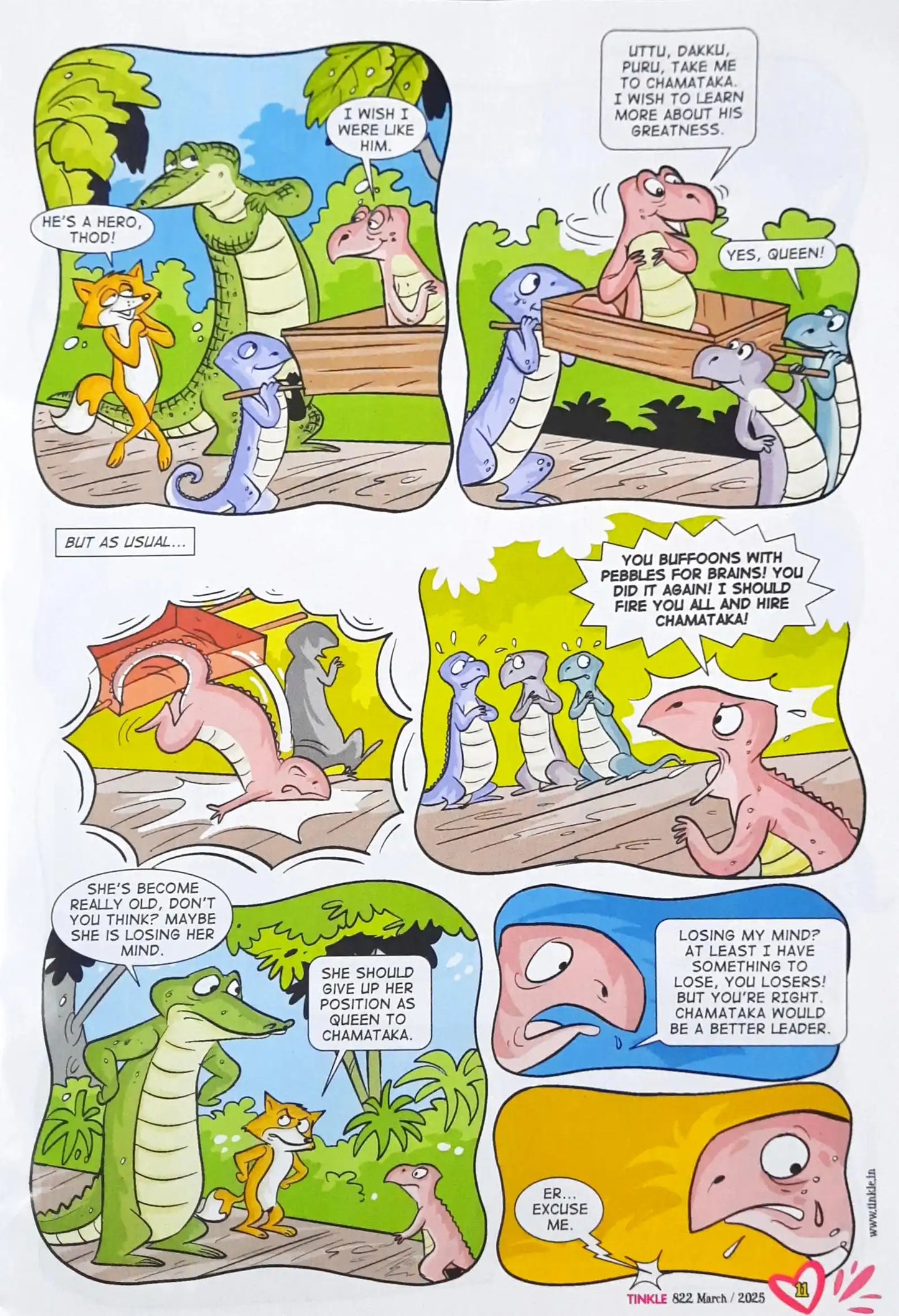 Tinkle Where Learning Meets Fun Monthly Magazine : March 2025 Vol. 45 No. 822