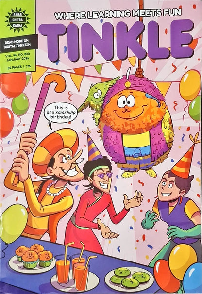 Tinkle Monthly Magazine : January 2026 Vol. 46 No. 832