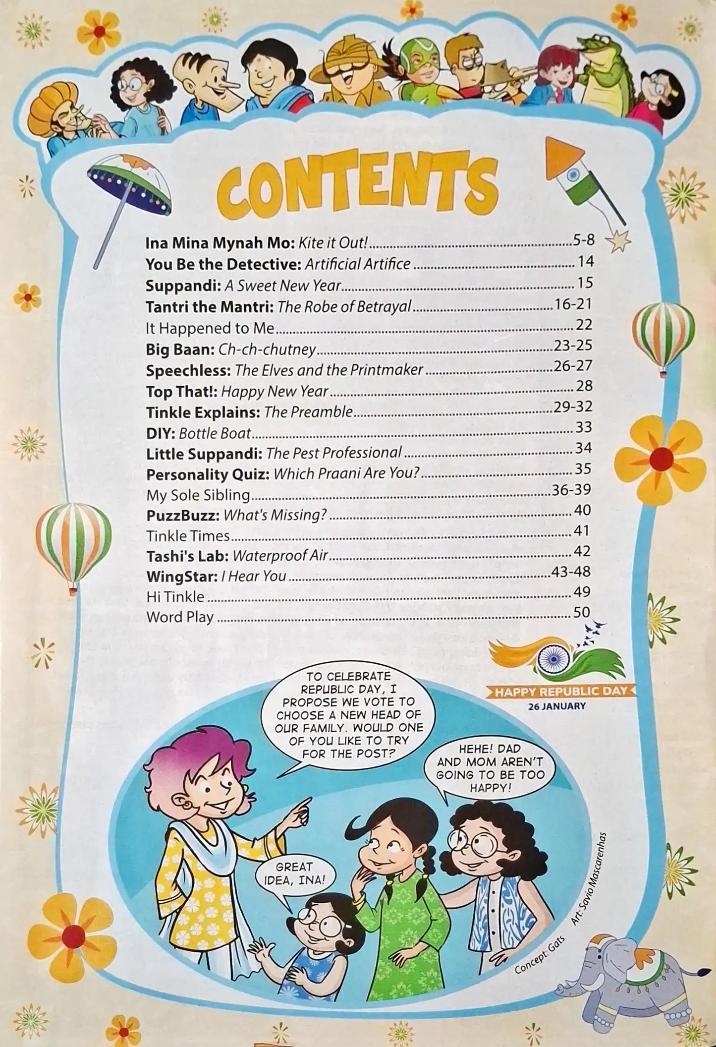 Tinkle Monthly Magazine : January 2026 Vol. 46 No. 832