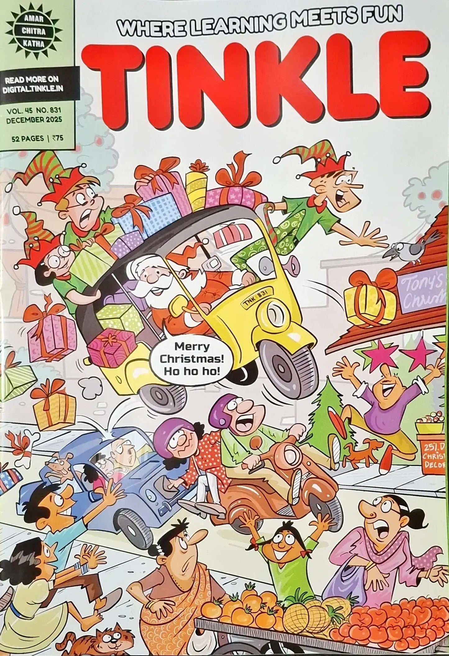 Tinkle Monthly Magazine : December 2025 Vol. 45 No. 831