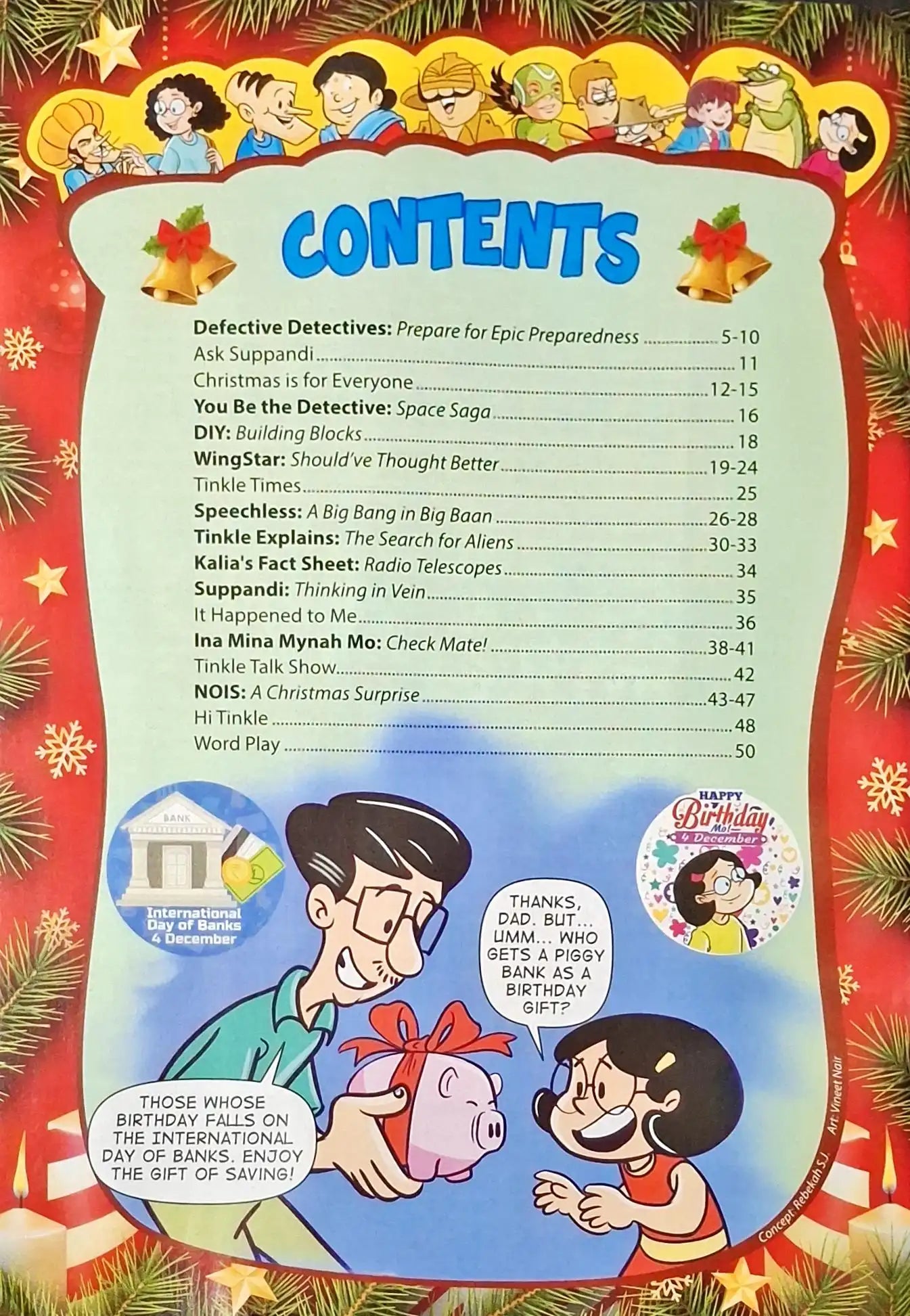 Tinkle Monthly Magazine : December 2025 Vol. 45 No. 831