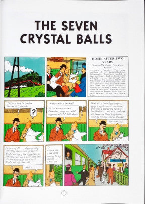 The Adventures of Tintin 13 The Seven Crystal Balls