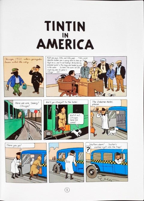 The Adventures of Tintin 3 Tintin in America