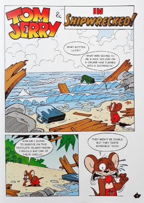 Tom And Jerry Comics Shipwrecked & Other Comics Laugh Along With 8 Comic Stories