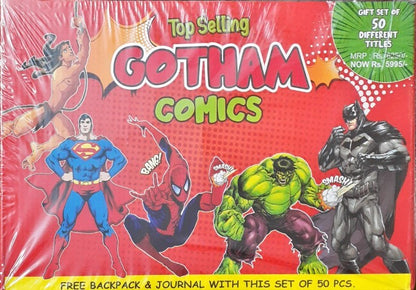 Top Selling Gotham Comics Box Set Of 50 Different Titles With Journal