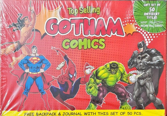 Top Selling Gotham Comics Box Set Of 50 Different Titles With Journal