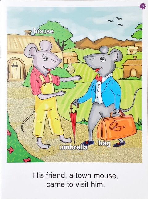 Town Mouse And Country Mouse - Fairy Tales For Early Readers