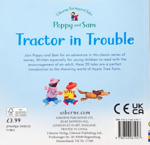 Usborne Farmyard Tales 8 Poppy and Sam Tractor In Trouble