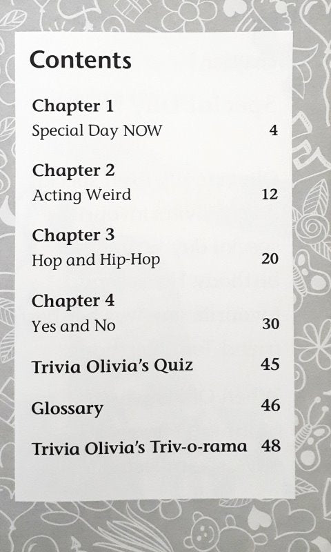 Sparklers Trivia Olivia Special Days