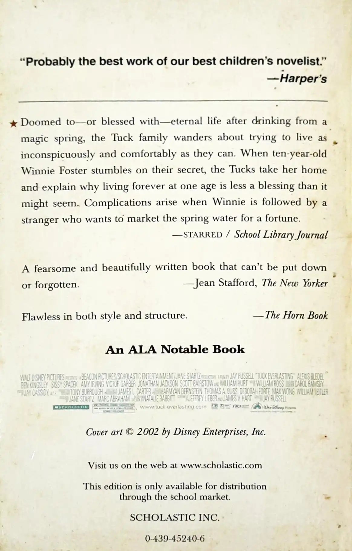 Tuck Everlasting (P)