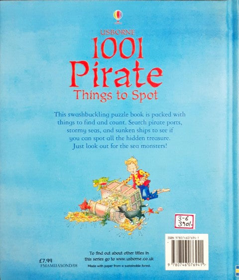 Usborne 1001 Pirate Things To Spot