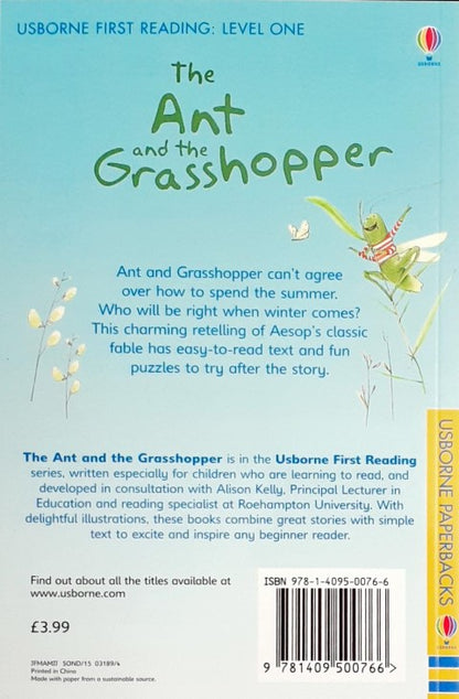 The Ant And The Grasshopper - Usborne First Reading