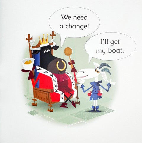 Goat in a Boat - Usborne Phonics Readers