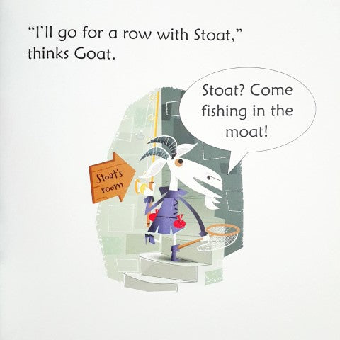 Goat in a Boat - Usborne Phonics Readers