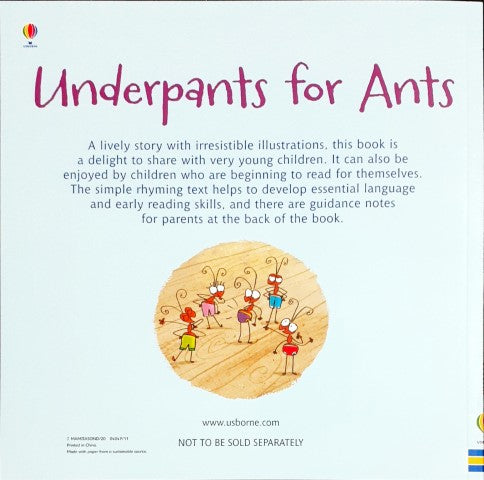 Underpants for Ants - Usborne Phonics Readers