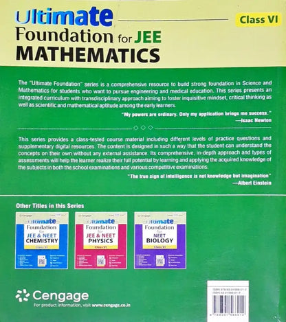 Ultimate Foundation for JEE Mathematics: Class VI