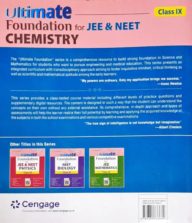 Ultimate Foundation for JEE & NEET Chemistry: Class IX