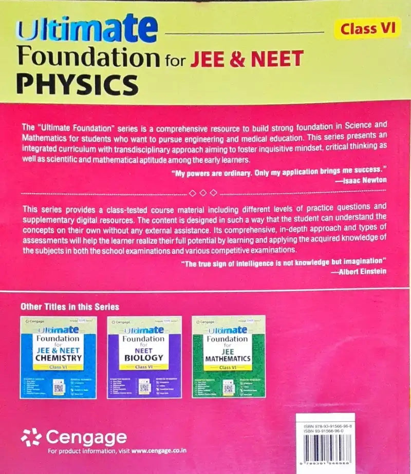 Ultimate Foundation for JEE & NEET Physics: Class VI