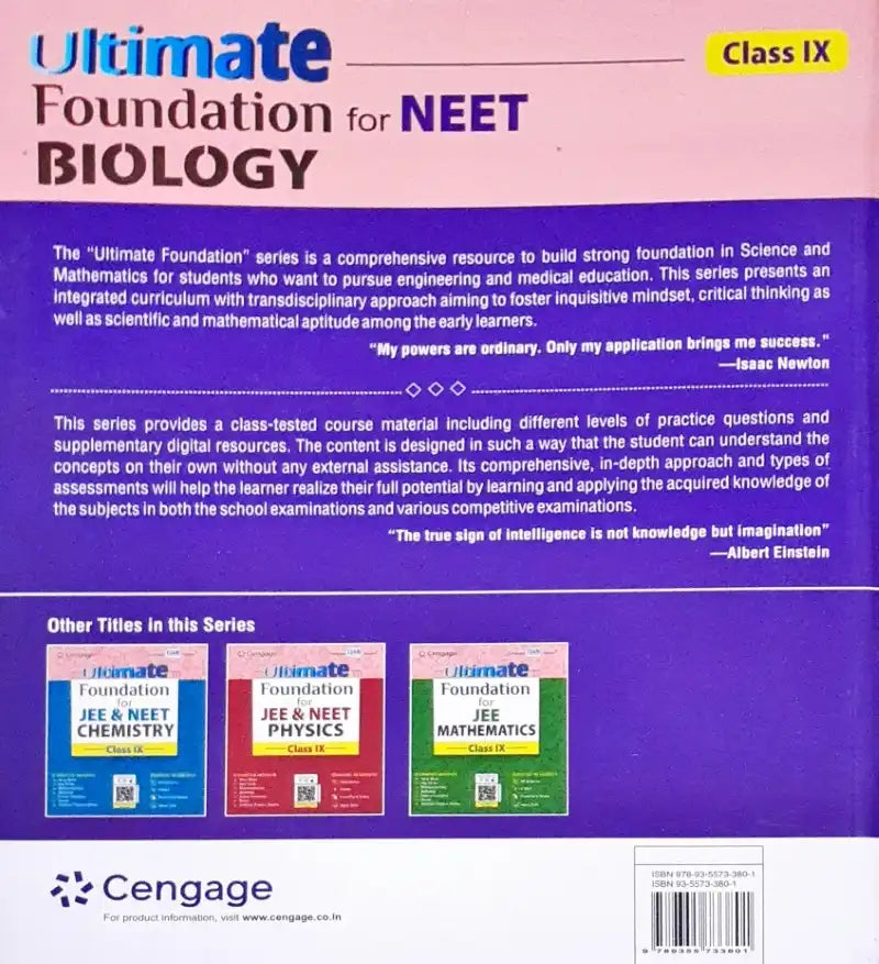 Ultimate Foundation for NEET Biology: Class IX