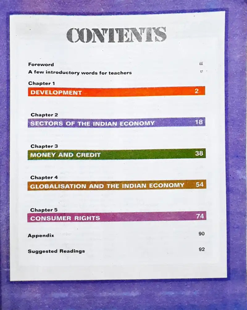Economic Development Textbook NCERT Social Science Grade 10 : Understanding Economic Development - T ...