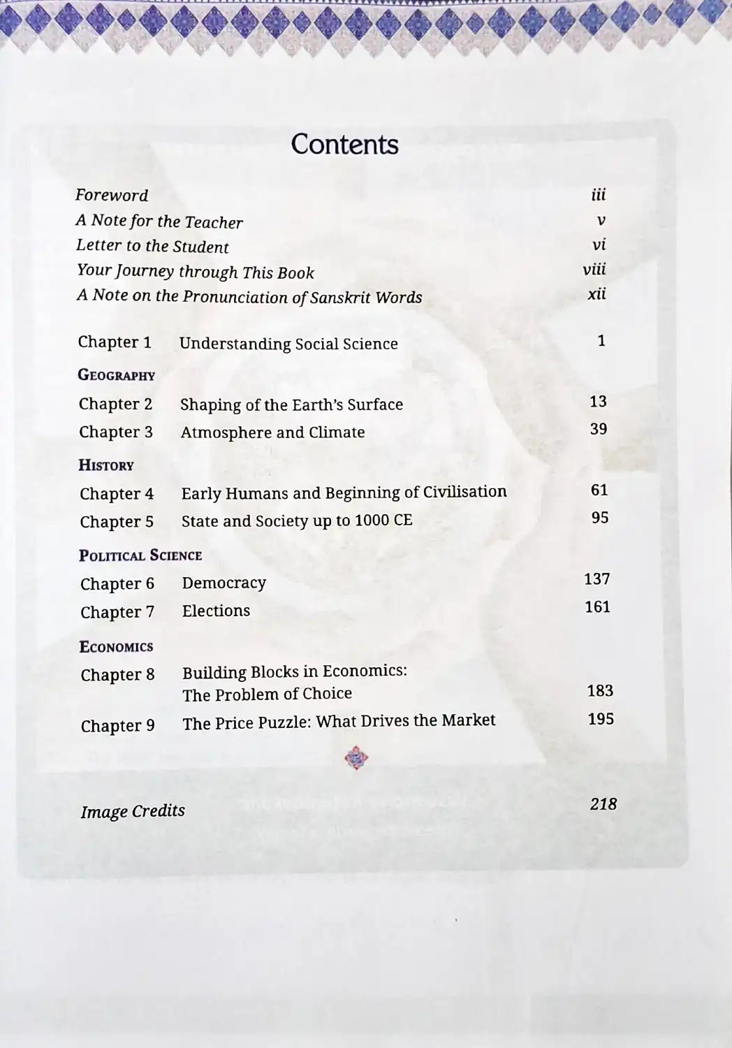 NCERT New Edition Social Studies Grade 9 : Understanding Society - India and Beyond - Part 1