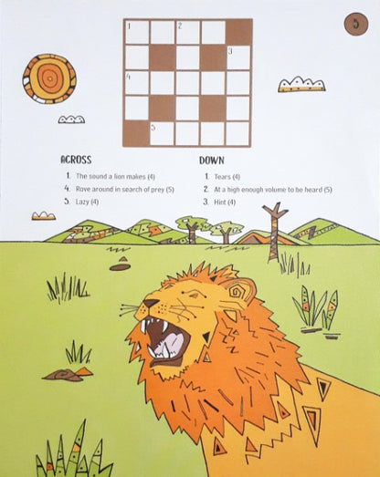 Usborne 100 Children's Crosswords Animals