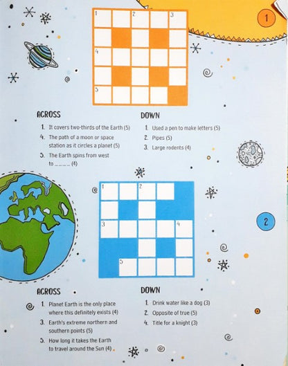 Usborne 100 Children's Crosswords Planet Earth