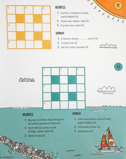 Usborne 100 Children's Crosswords Planet Earth